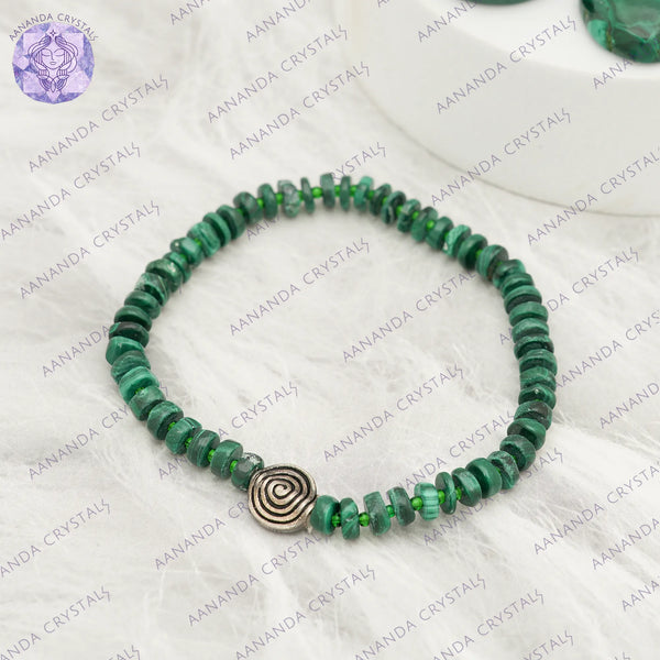 Malachite for Problem in Conceiving & Menstrual Cramps - Bracelet