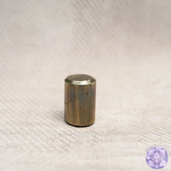 Polished Pyrite Cylinder – Abundance, Protection & Confidence