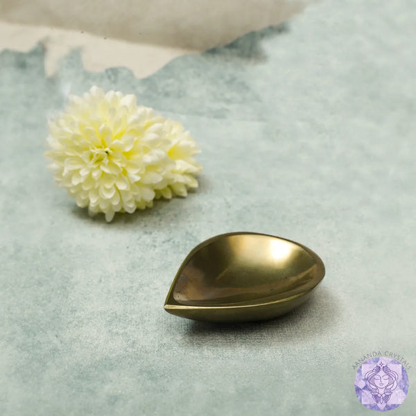 Pyrite Diya – Abundance, Protection & Divine Light