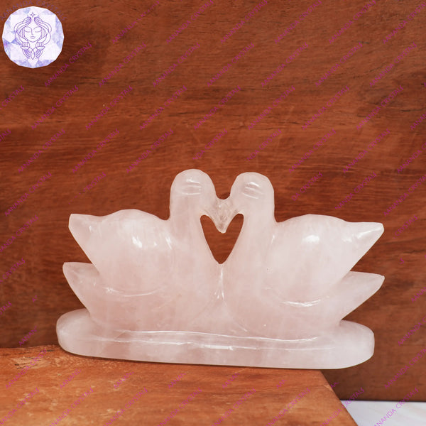 Rose Quartz for Couple Relationship – Ducks in Bedroom