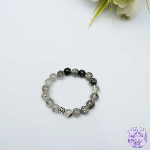 Tourmaline Quartz Crystal Bracelet – Support for Weight Management & Energy Balance